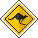 Australia Kangaroo Sign