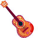 Mexico Guitar and Sombrero
