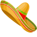 Mexico Maraca and Sombrero