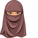 Niqab and Black Glove