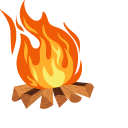 Tent and Campfire