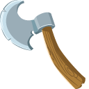Viking Axe and Helmet
