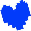 Undertale Red Soul and Blue Integrity Soul