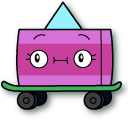Unikitty! Kickflip and a Skateboard