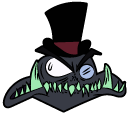 Villainous Monstrous Black Hat