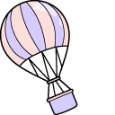 VSCO Girl Air Balloon and Binoculars