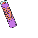 VSCO Girl Baby Lips Lipstick and Heart