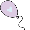 VSCO Girl Balloon and Heart with Wings