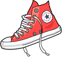 VSCO Girl Band-Aid and Chucks Shoes