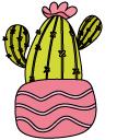 VSCO Girl Cactus Flower