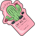 VSCO Girl Cactus Mask and Plant