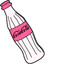 VSCO Girl Coke Bottle and Van