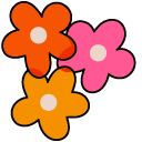 VSCO Girl Colorful Flowers