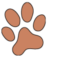 VSCO Girl Dog Paw Print and Bone