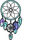 VSCO Girl Dream Catcher and Crystal