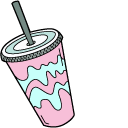 VSCO Girl Drink and Burger