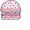 VSCO Girl Drink and Burger