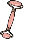 VSCO Girl Face Scraper Gouache and Roller Massager