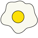 VSCO Girl Fire and Sunny-Side Up Fried Egg