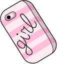 VSCO Girl Girly Phone and Bla Bla Speech Bubble