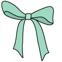 VSCO Girl Green and Yellow Bows