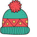 VSCO Girl Green Umbrella and Hat