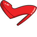 VSCO Girl Heels and Red Lips