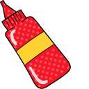 VSCO Girl Hotdog and Ketchup