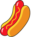 VSCO Girl Hotdog and Ketchup