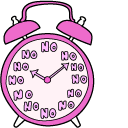VSCO Girl Lip Gloss and Alarm Clock