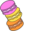 VSCO Girl Macarons and Croissant