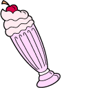 VSCO Girl Milkshake and Cupcake