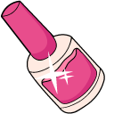 VSCO Girl Nail Polish and Slippers