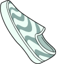 VSCO Girl Paper Plane and Sneaker