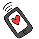 VSCO Girl Phone and Cup with Heart