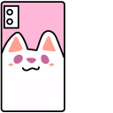 VSCO Girl Phone with a Kitty Case