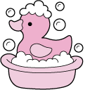 VSCO Girl Pink Bath Duck