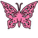 VSCO Girl Pink Butterflies