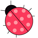 VSCO Girl Pink Chocolate and Ladybug