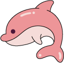 VSCO Girl Pink Dolphin and Octopus
