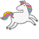 VSCO Girl Playful Unicorn