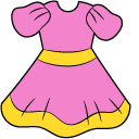 VSCO Girl Princess Mirror and Pink Dress