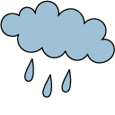 VSCO Girl Rainy Cloud and Gumboots