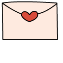 VSCO Girl Red Bow and Love Letter