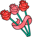 VSCO Girl Red Roses