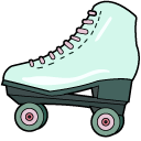 VSCO Girl Roller Skates and Sunglasses