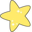 VSCO Girl Shining Star and Moon