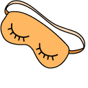 VSCO Girl Sleep Mask and Laptop