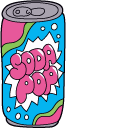VSCO Girl Soda and Lollipop
