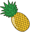 VSCO Girl Sunglasses and Pineapple